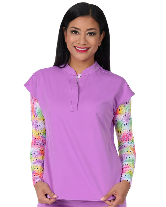 Ava Therese Piper Tuck In Oversized Scrub Top