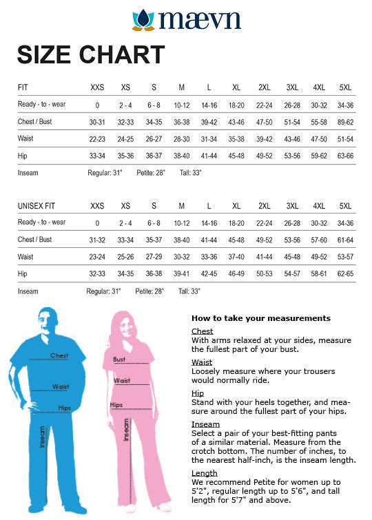Maevn Momentum Mens 4-Pocket V-Neck Scrub Top