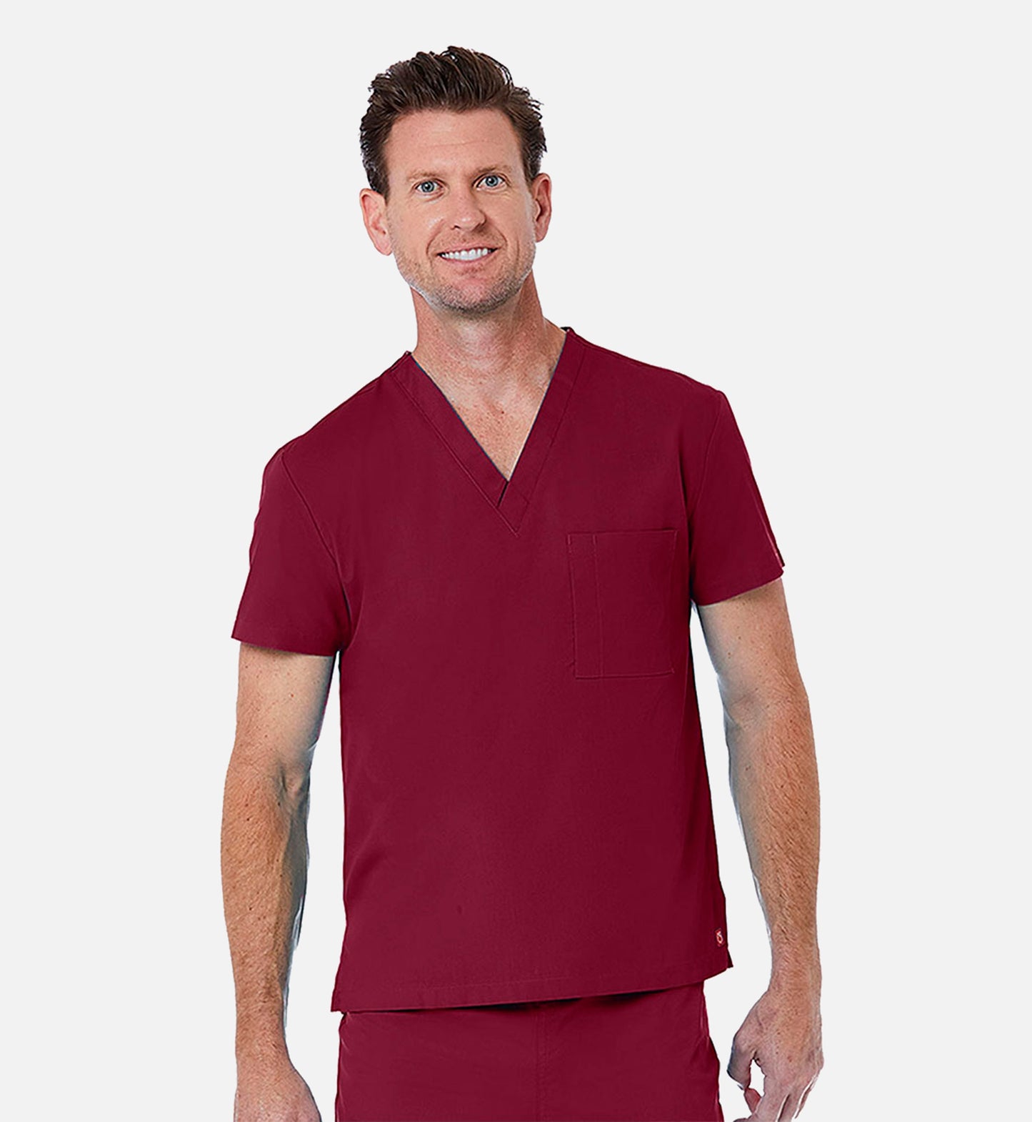 Maevn Red Panda Unisex V-Neck Scrub Top