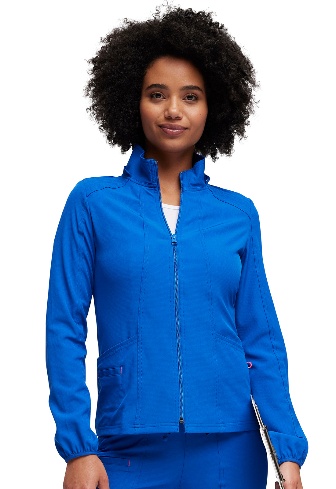 Clearance Heartsoul Zip Front Warm-Up Scrub Jacket