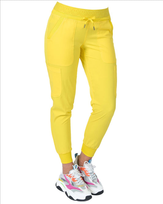 Ava Therese Smiley Jogger Scrub Pants