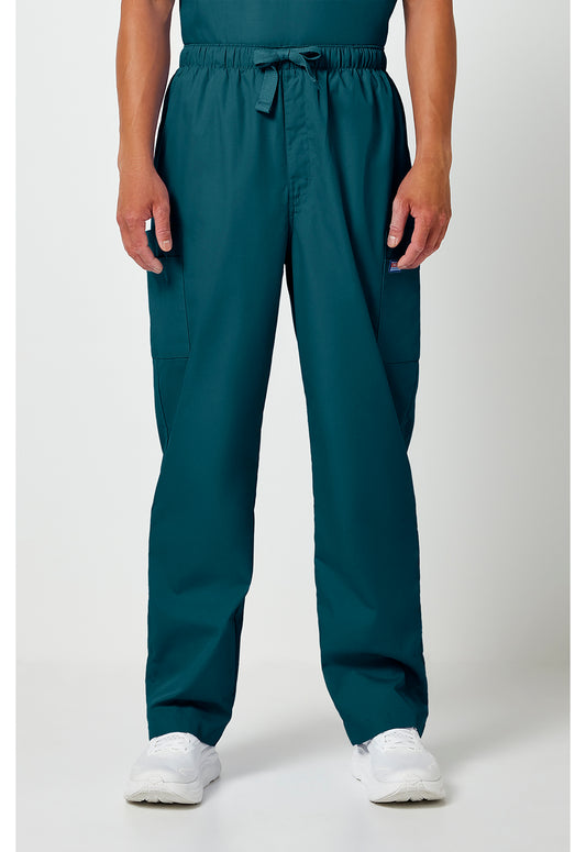 Cherokee Workwear Originals Mens Fly Front Cargo Scrub Pants