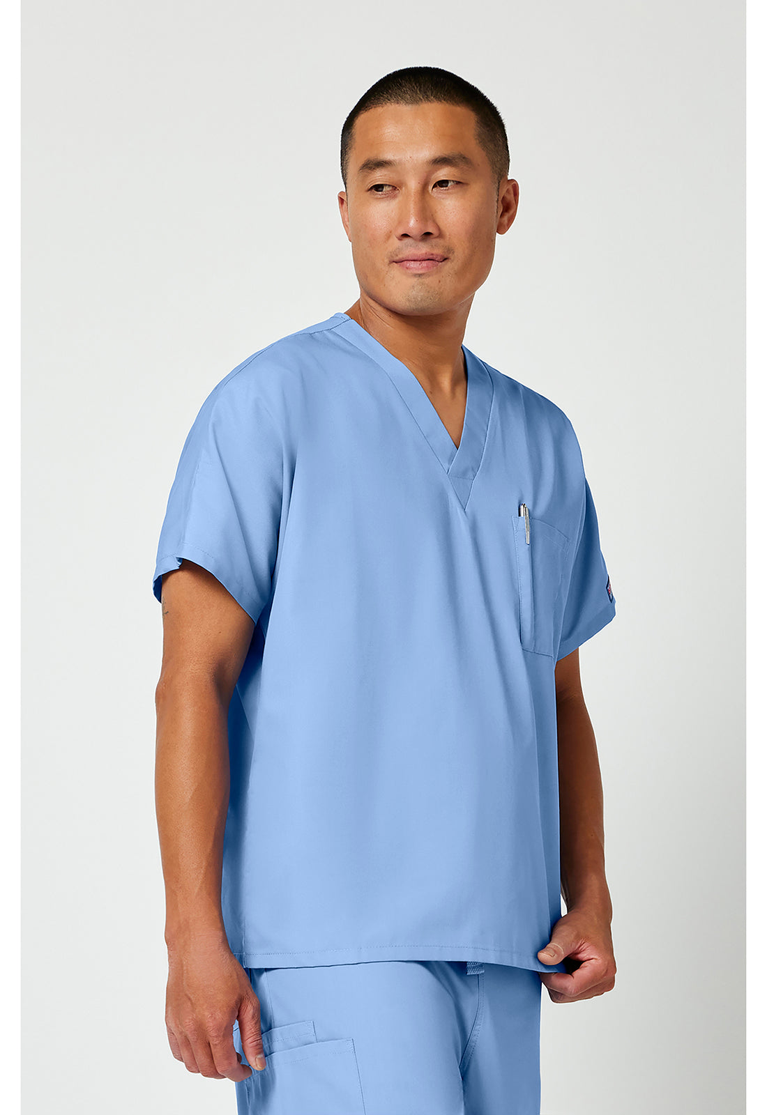 Cherokee Workwear Originals Unisex V-Neck 1-Pocket Tuck In Tunic Scrub Top