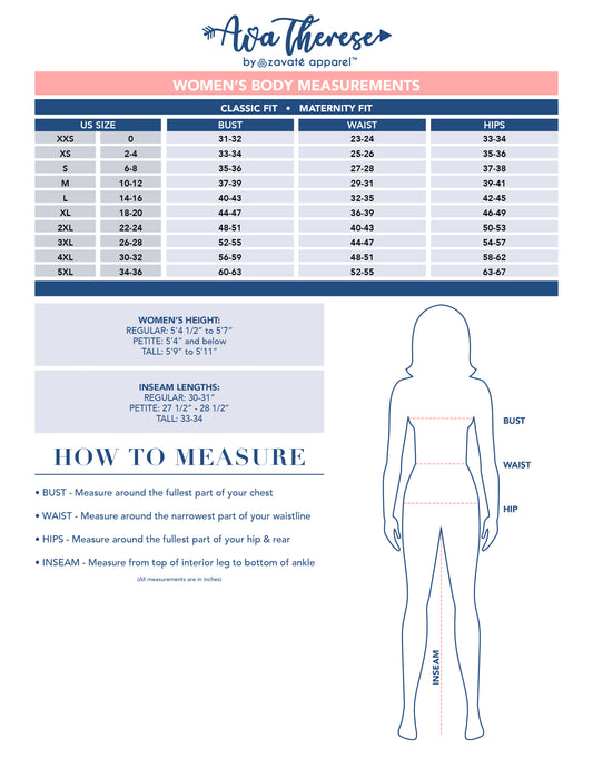 Ava Therese Fancy Flutter Audrey Printed Scrub Top