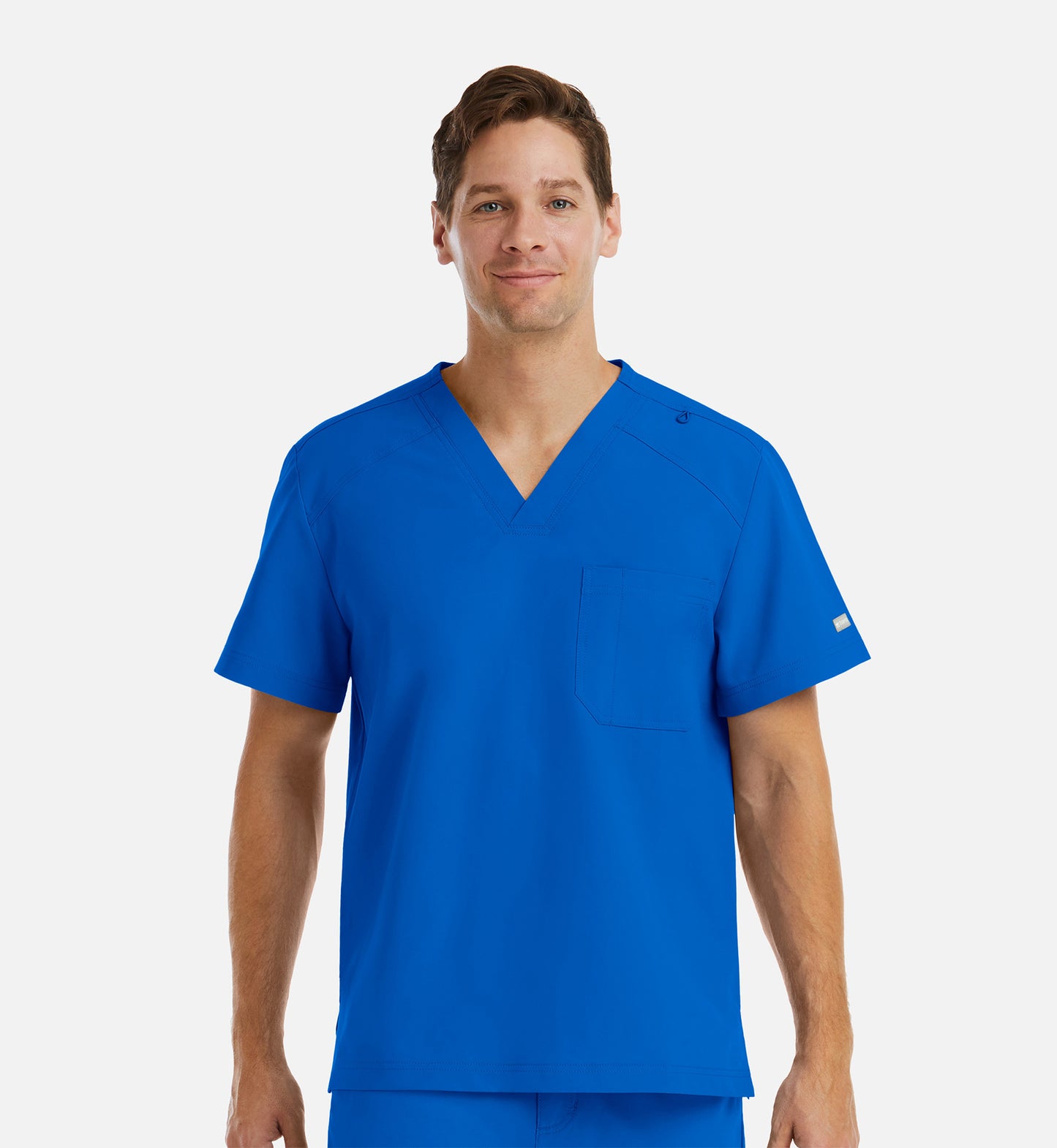 Maevn Momentum Mens V-Neck 1-Pocket Tuckable Scrub Top