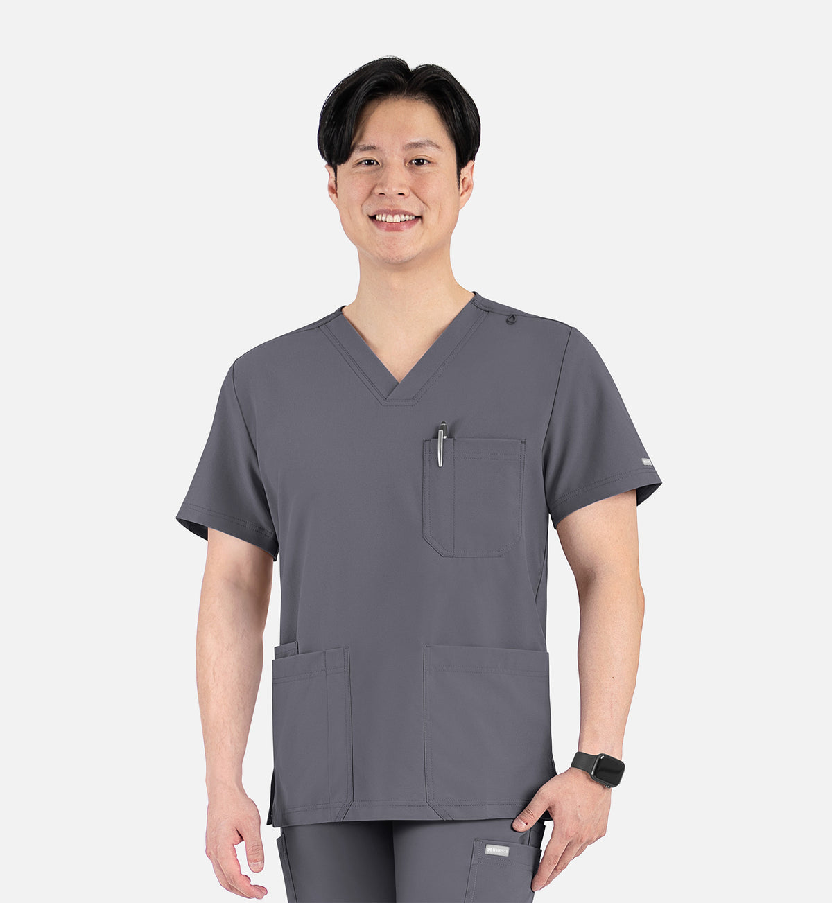 Maevn Momentum Mens 4-Pocket V-Neck Scrub Top