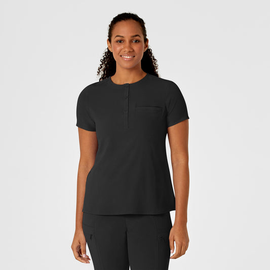 WonderWink Renew Mandarin Collar Tuck In Scrub Top