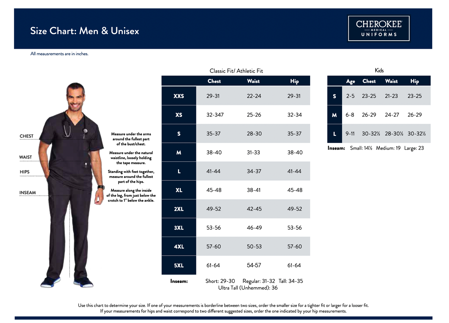 Cherokee Workwear Revolution Mens Jogger Scrub Pants