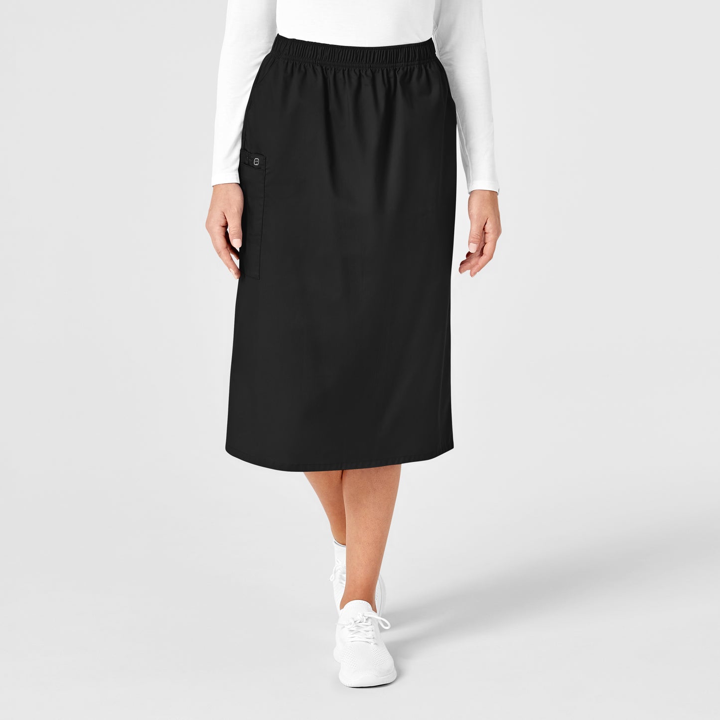 Wink WonderWork Pull-On Cargo Scrub Skirt