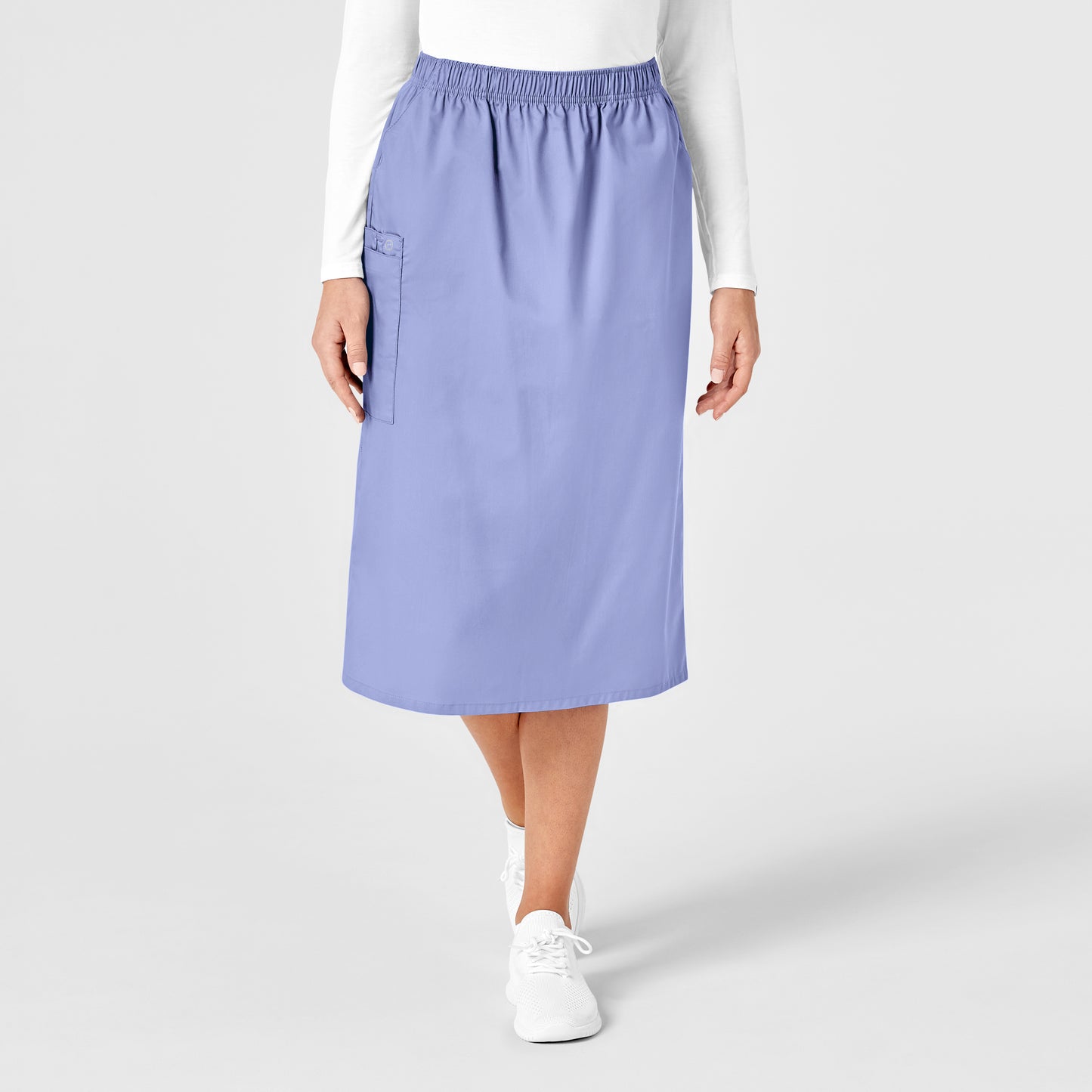 Wink WonderWork Pull-On Cargo Scrub Skirt