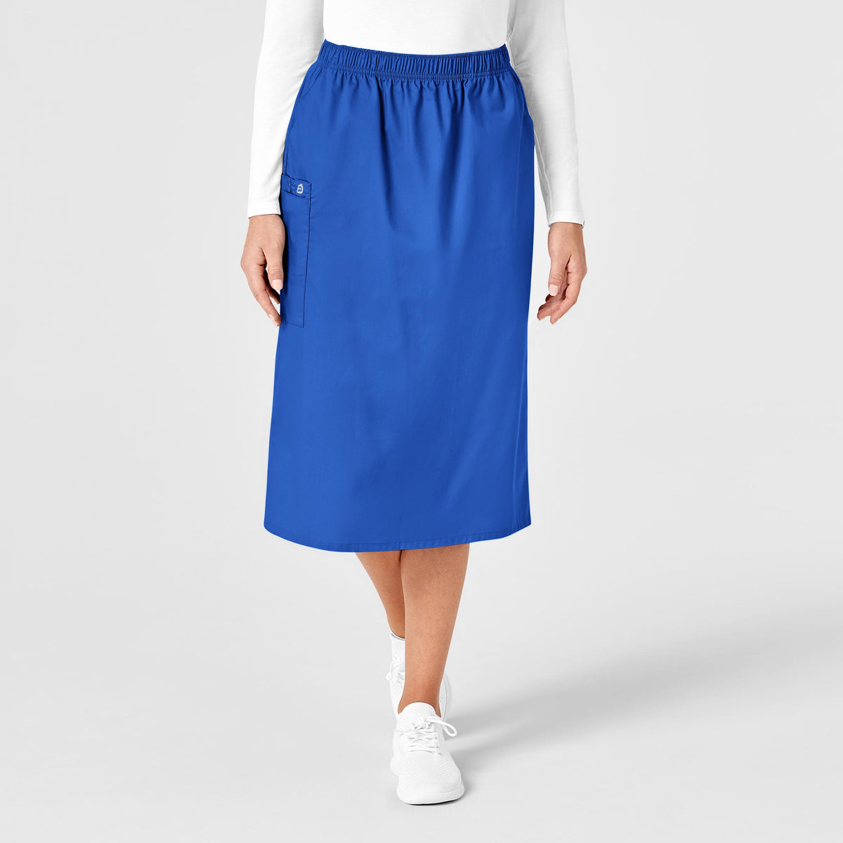 Wink WonderWork Pull-On Cargo Scrub Skirt