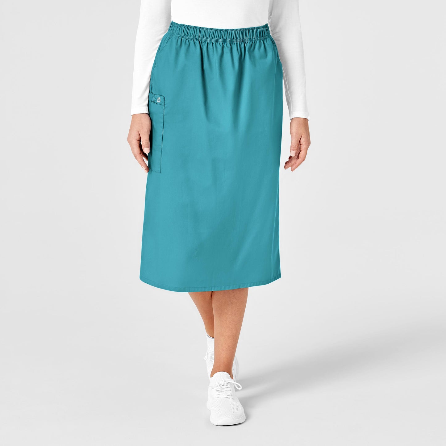 Wink WonderWork Pull-On Cargo Scrub Skirt