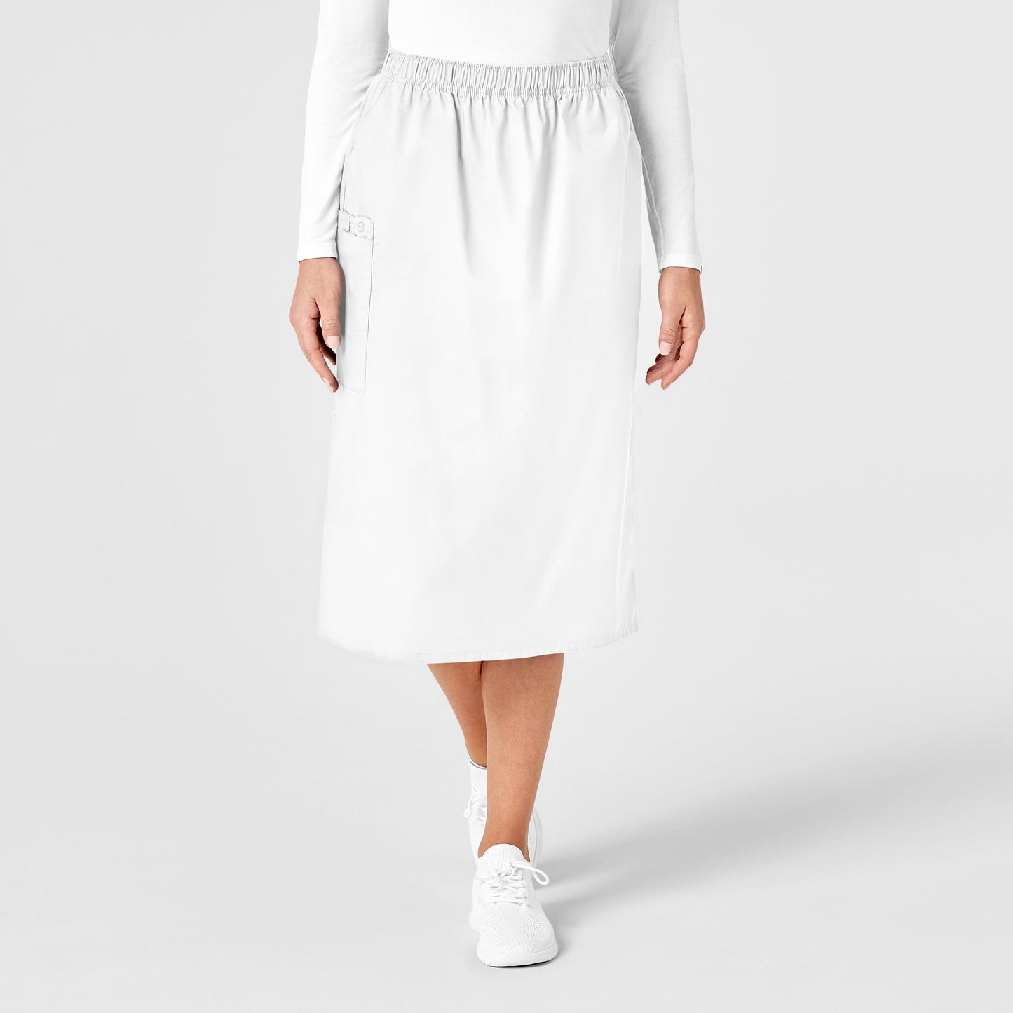 Wink WonderWork Pull-On Cargo Scrub Skirt