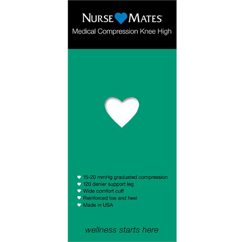 Nurse Mates Medical Compression Knee Highs