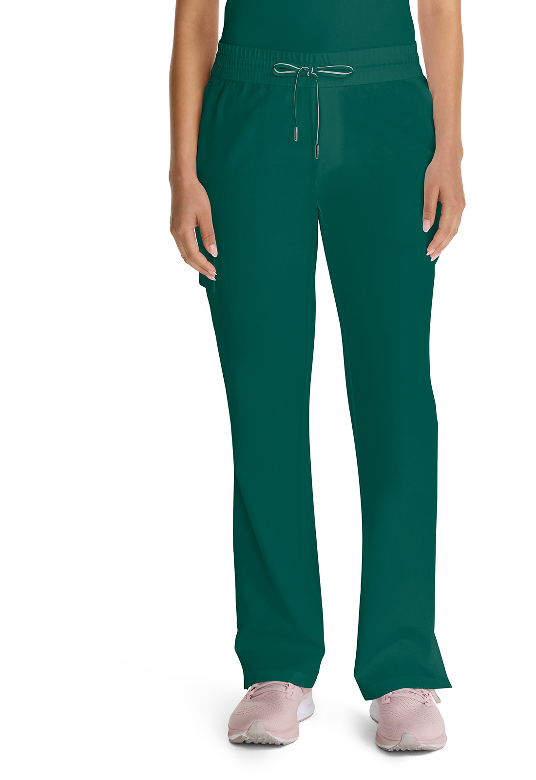 Healing Hands Quest Brady Mid Rise Drawstring Straight Leg Scrub Pants