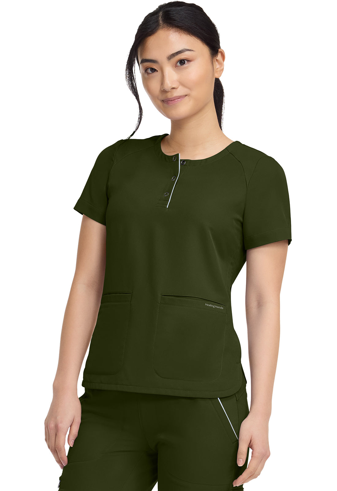 Healing Hands 360 Joy Crew Neck Scrub Top