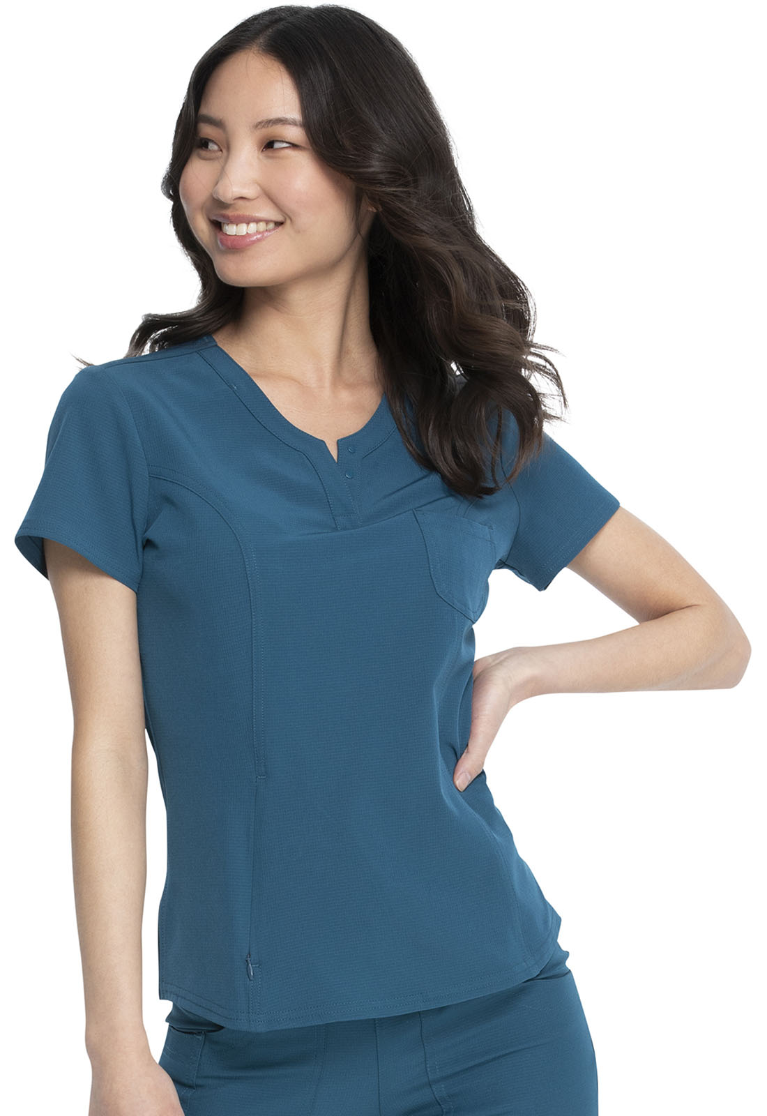 Heartsoul 1-Pocket Tuck In V-Neck Scrub Top