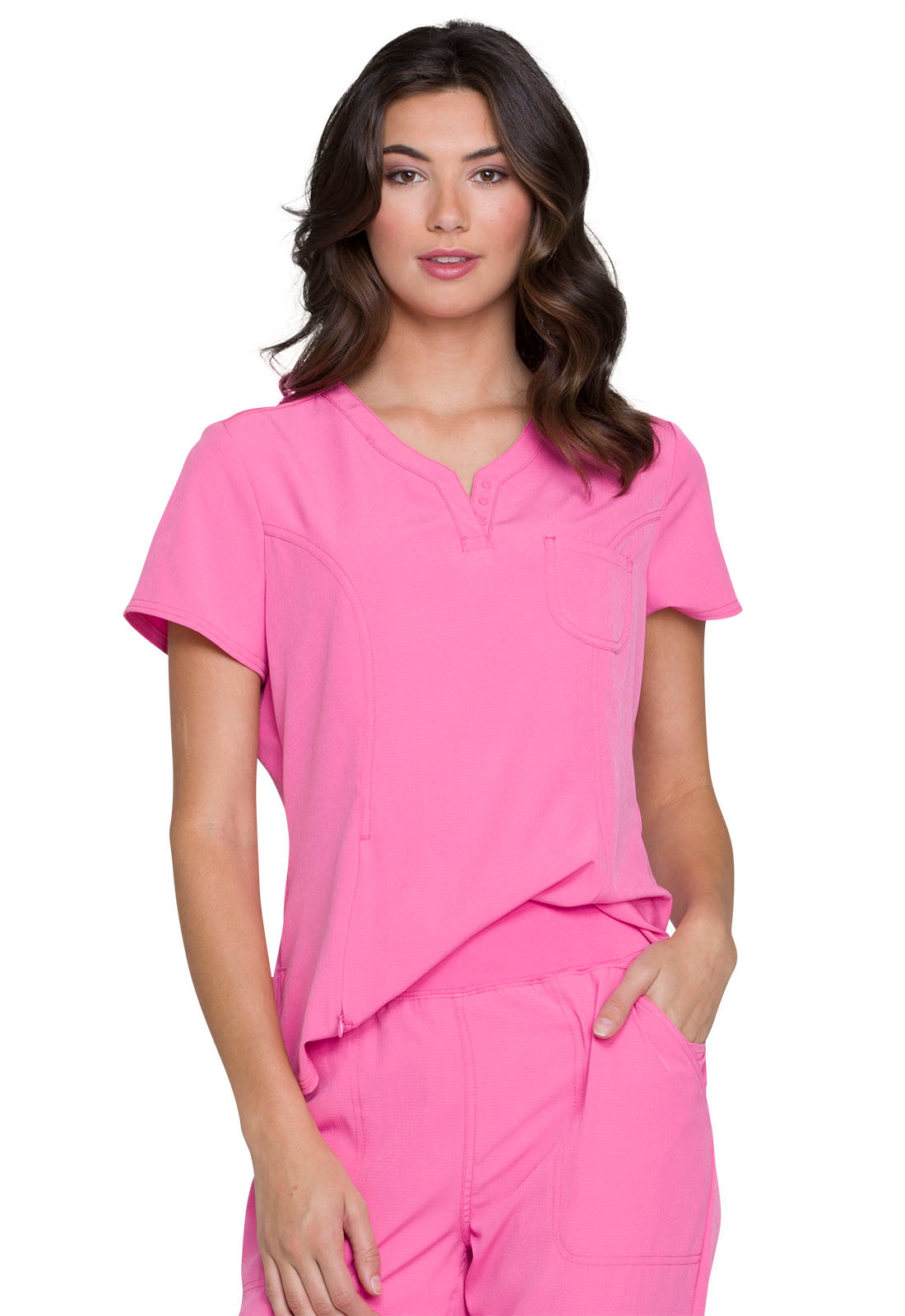 Heartsoul 1-Pocket Tuck In V-Neck Scrub Top