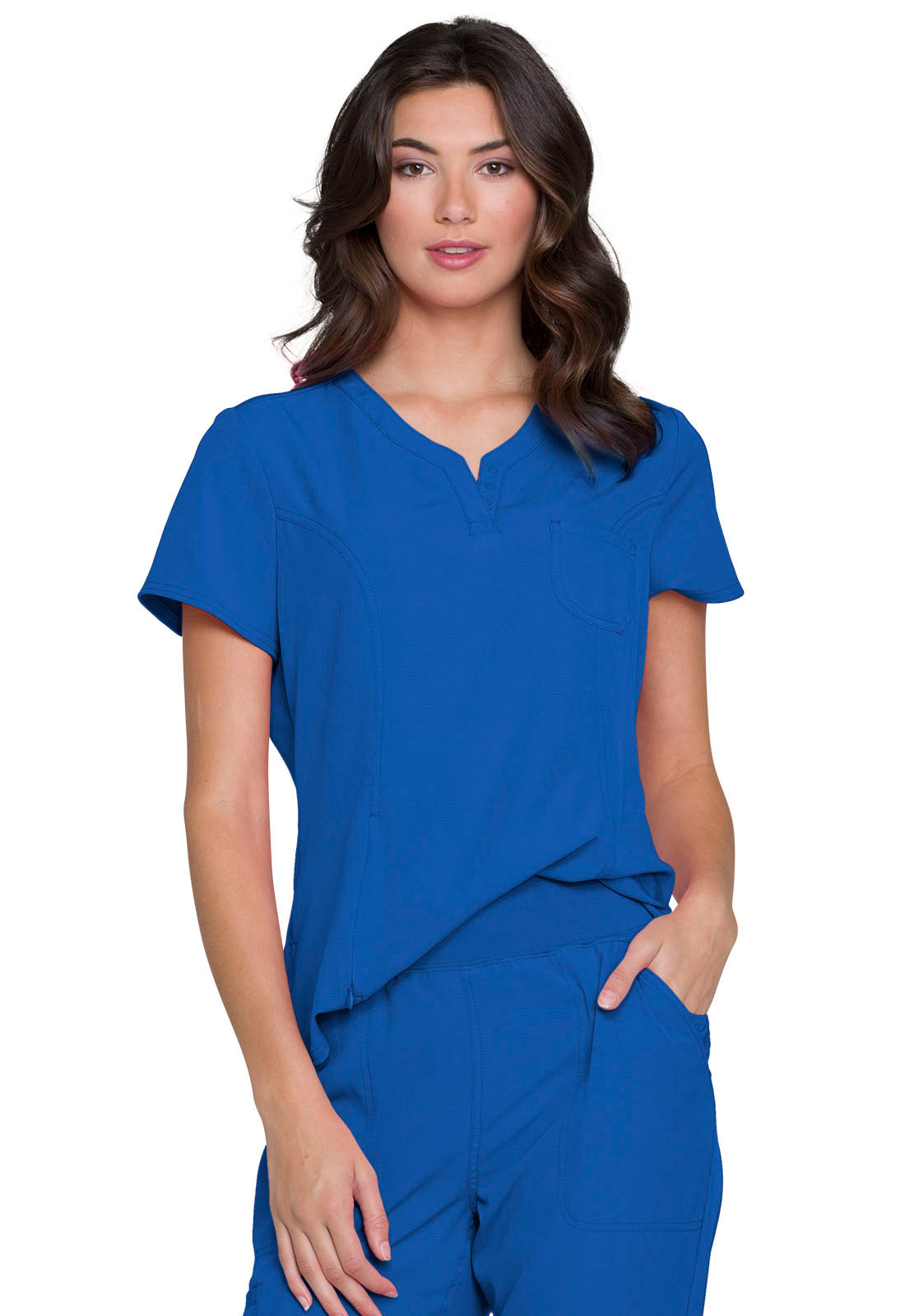 Heartsoul 1-Pocket Tuck In V-Neck Scrub Top
