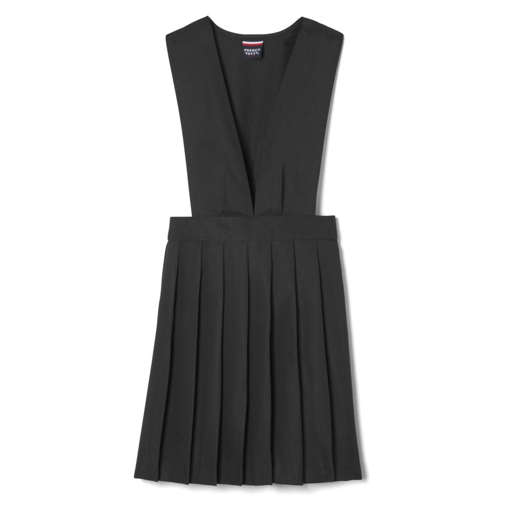 French Toast Jersey plisado con cuello en V para niñas