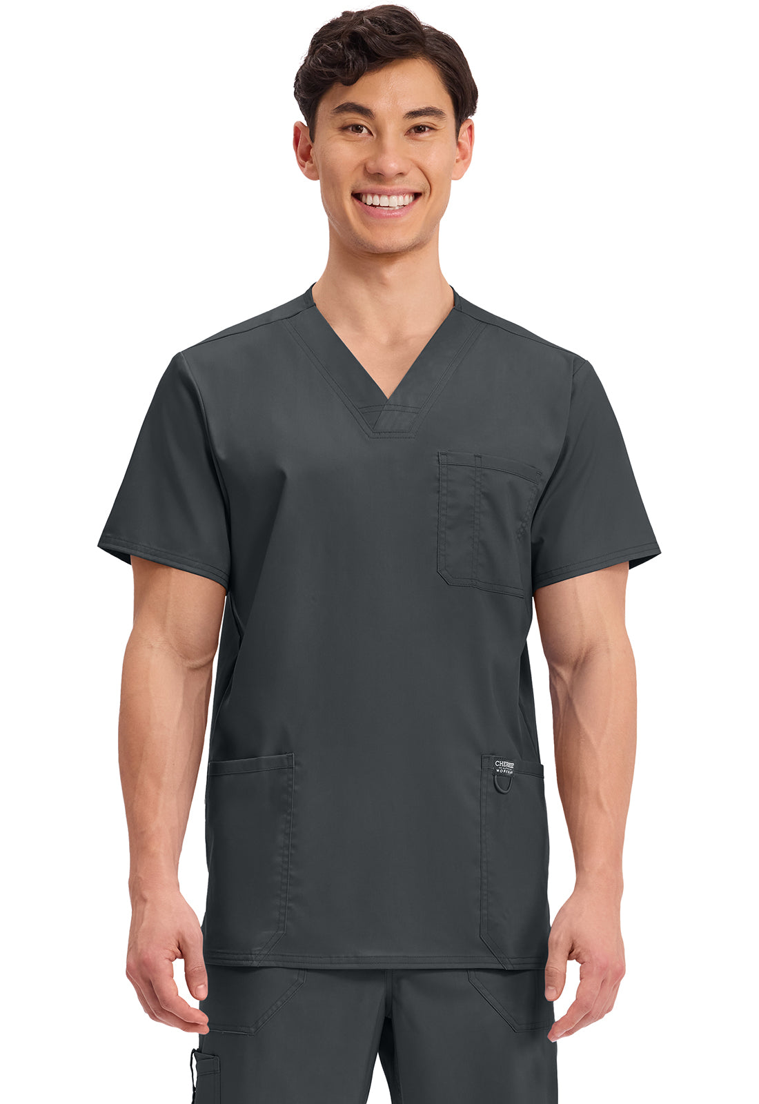 Haut d'hôpital à col en V pour homme Cherokee Workwear Revolution