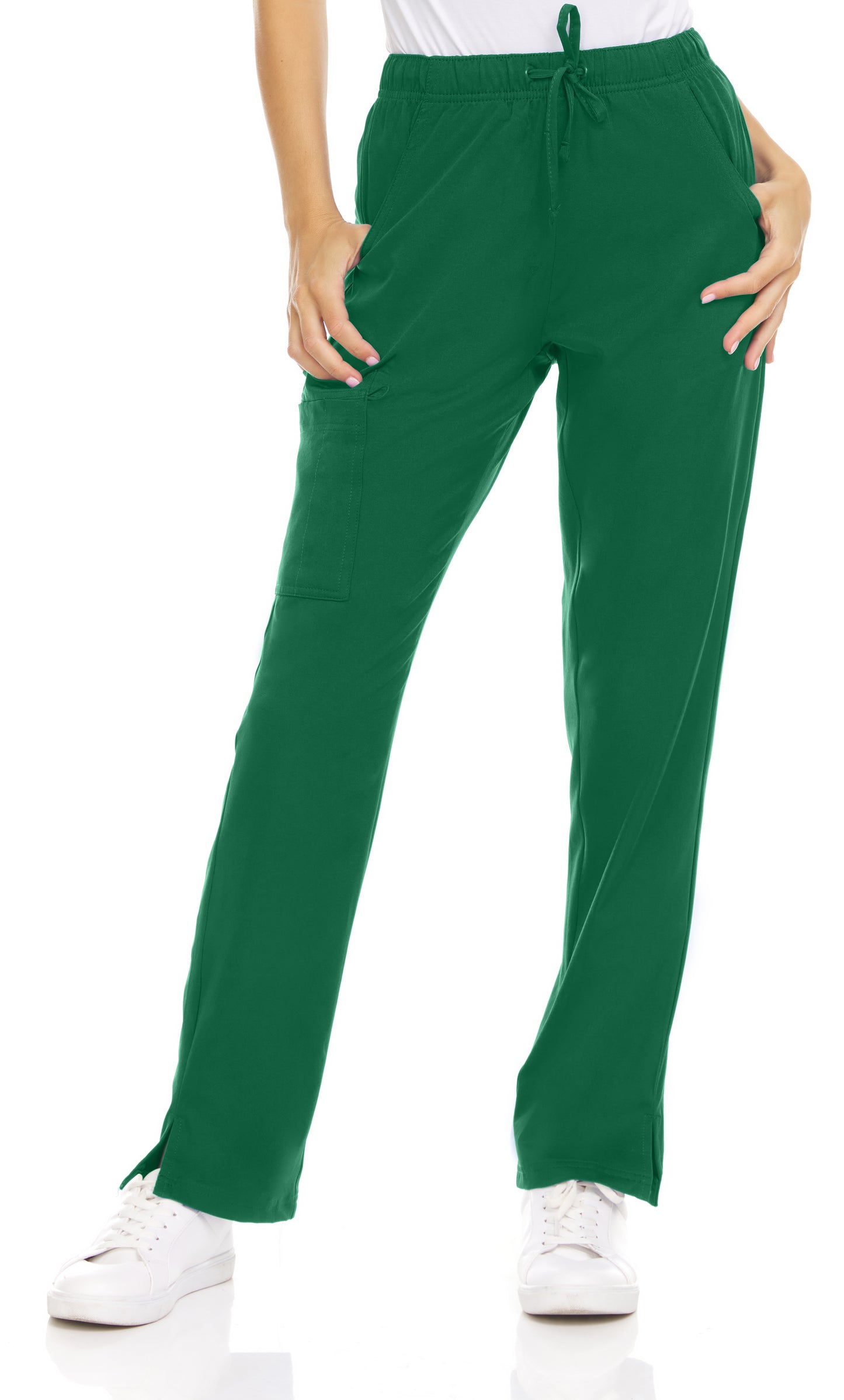 Medichic Joelle Elastic Drawstring Cargo Scrub Pants