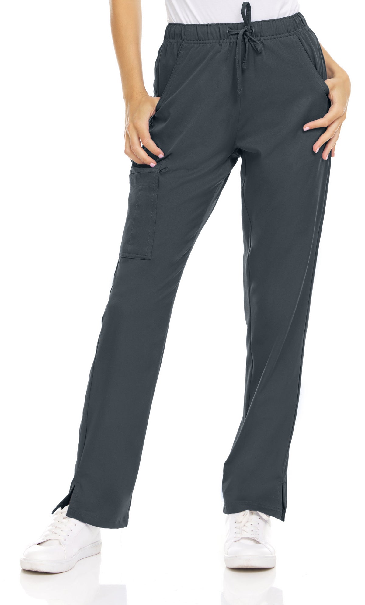 Medichic Tall Joelle Elastic Drawstring Cargo Scrub Pants