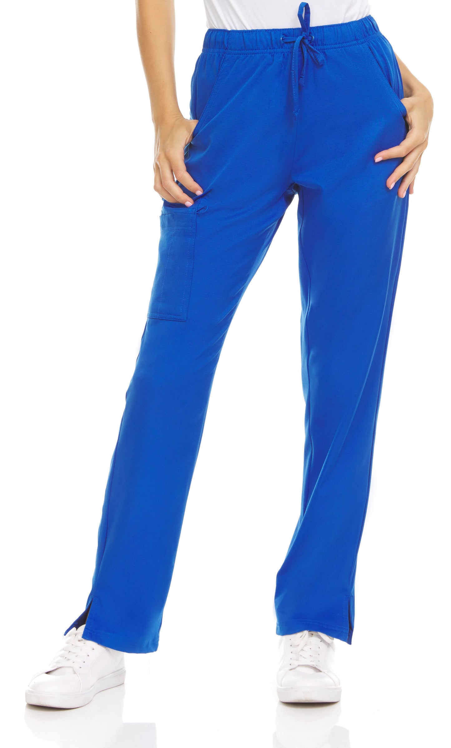 Medichic Tall Joelle Elastic Drawstring Cargo Scrub Pants