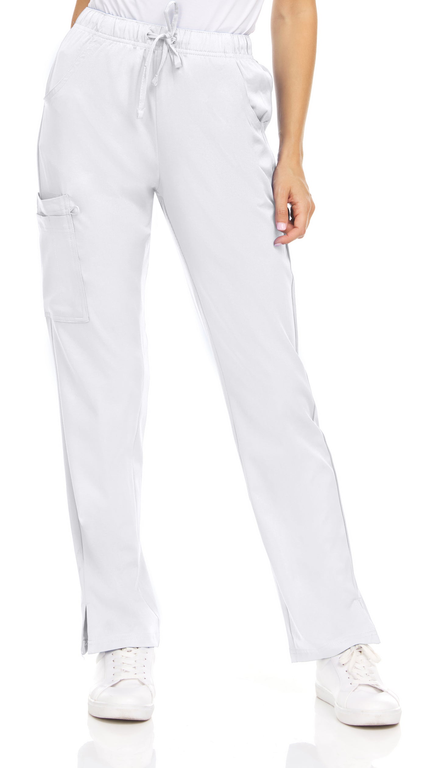 Medichic Tall Joelle Elastic Drawstring Cargo Scrub Pants