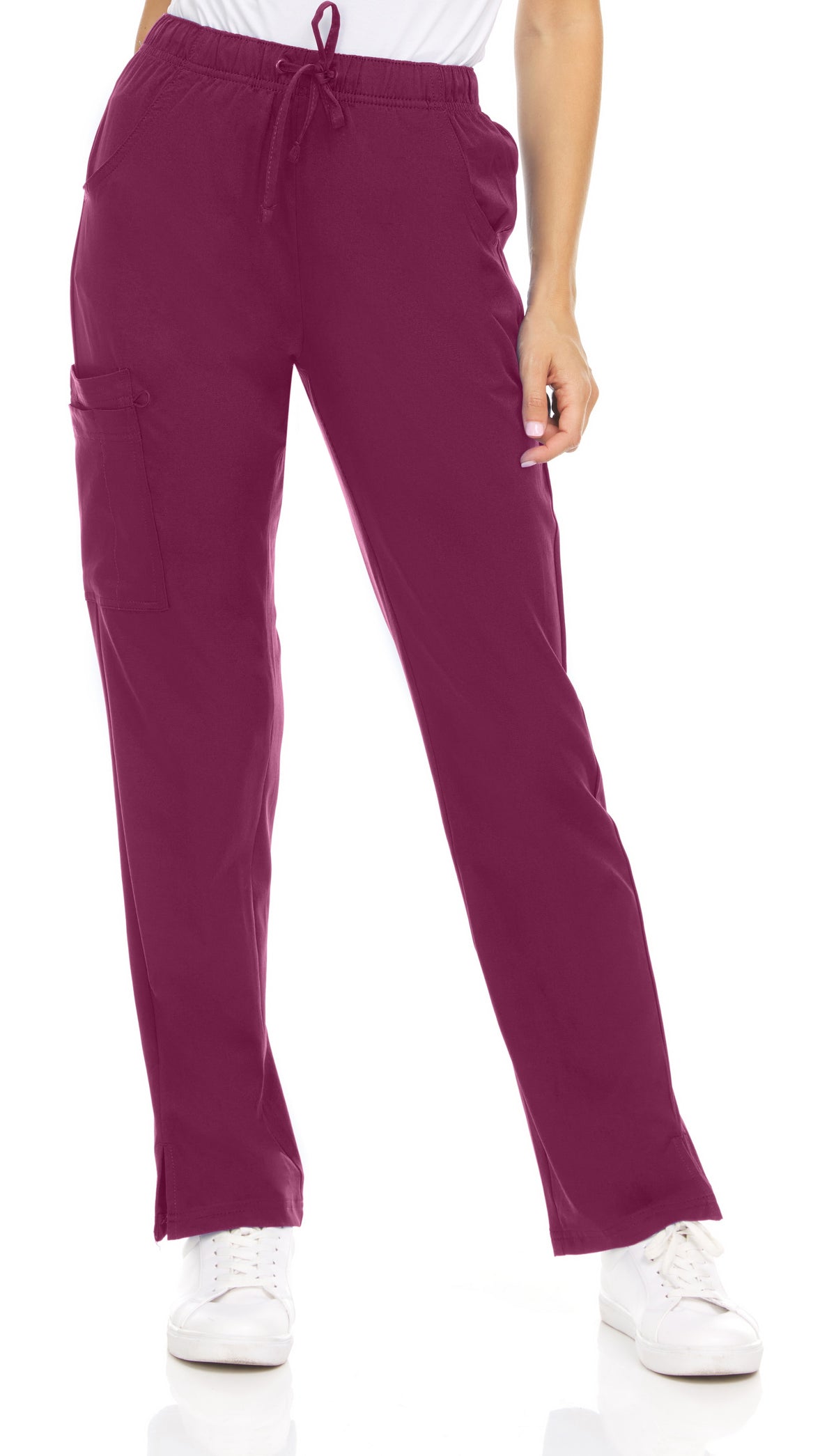 Medichic Tall Joelle Elastic Drawstring Cargo Scrub Pants