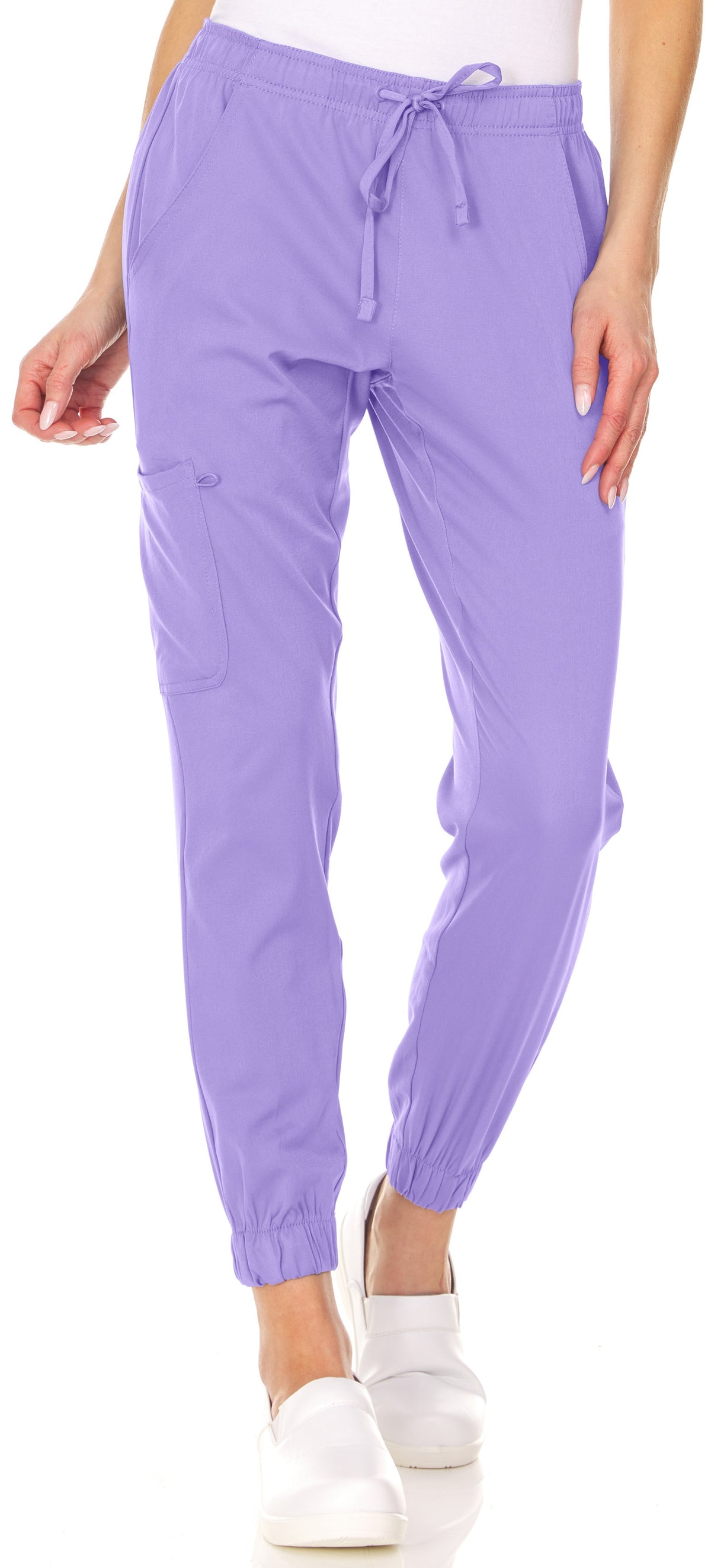 Medichic Leah Elastic Waist Cargo Jogger Scrub Pants