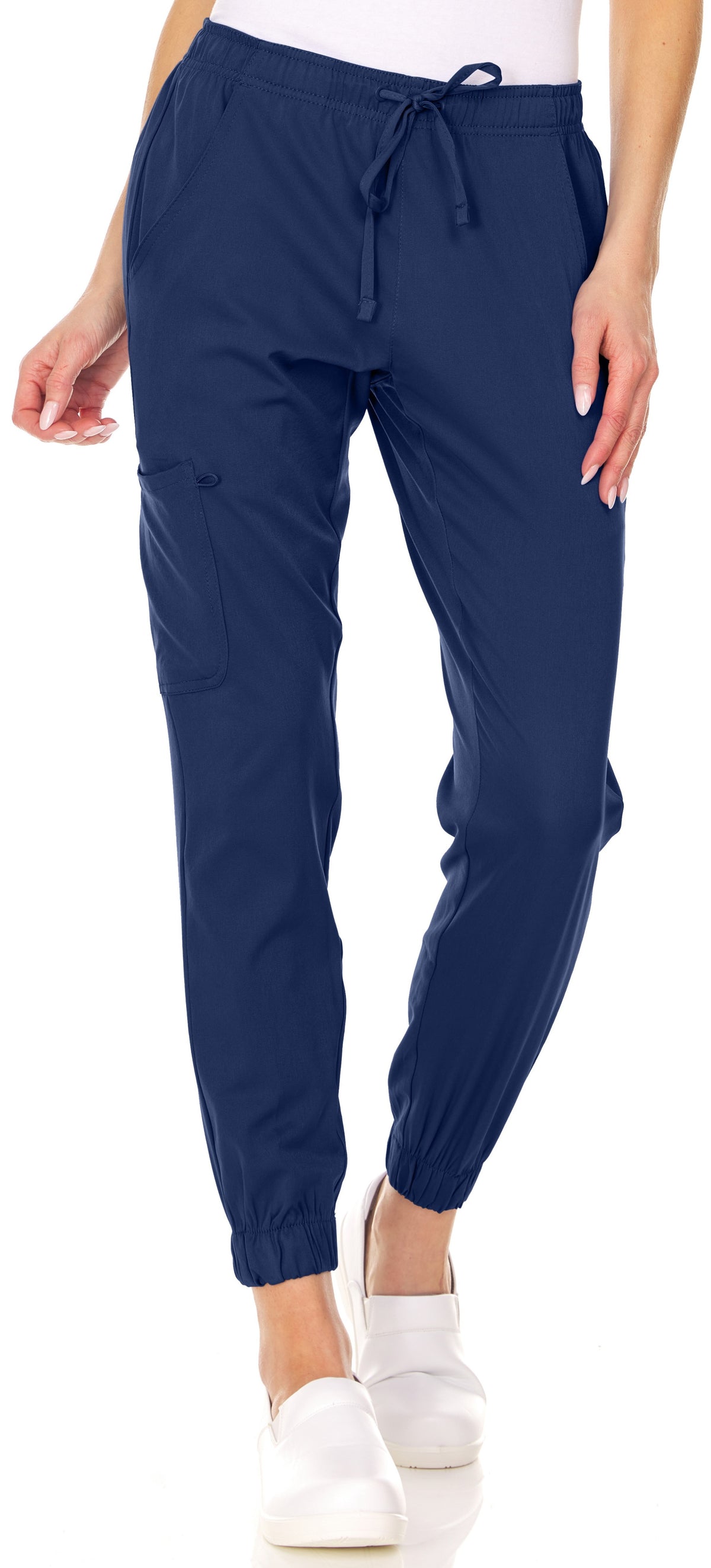 Medichic Leah Elastic Waist Cargo Jogger Scrub Pants