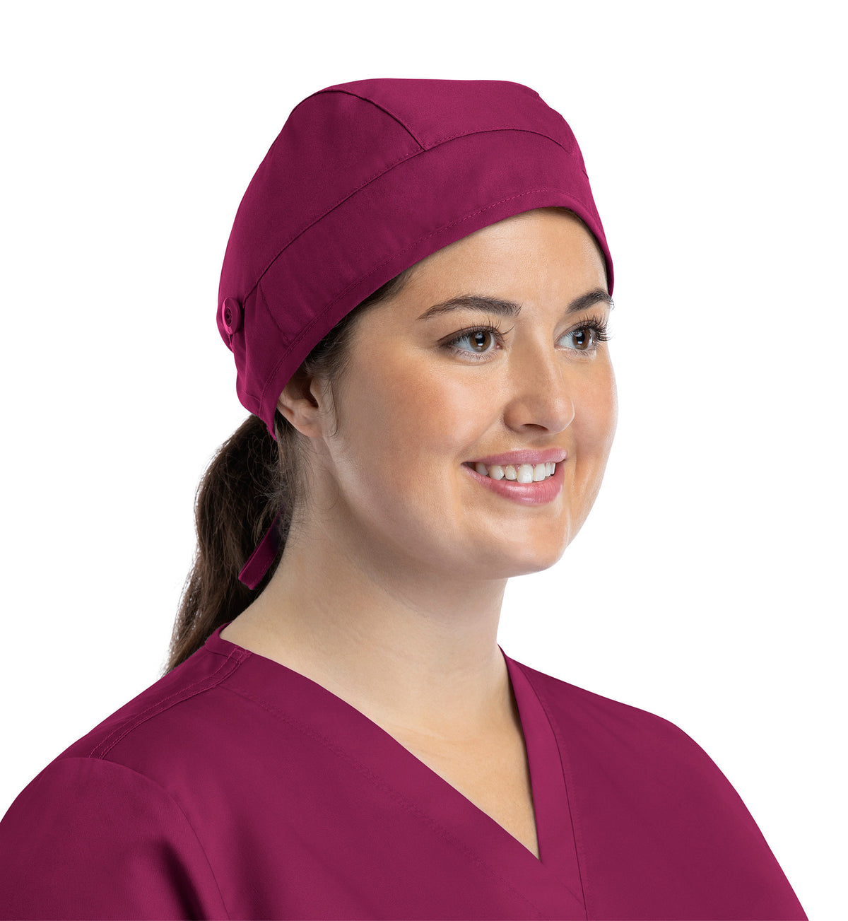 Maevn Unisex Scrub Cap With Buttons