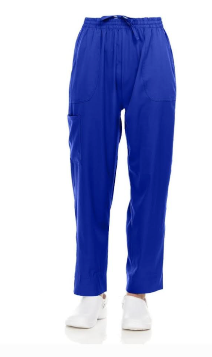 Pepino Uniforms Unisex Elastic Waist Stretch Cargo Scrub Pants