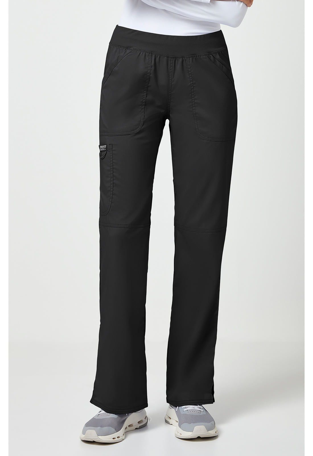 Cherokee Workwear Revolution Mid Rise Straight Leg Pull-On Scrub Pants