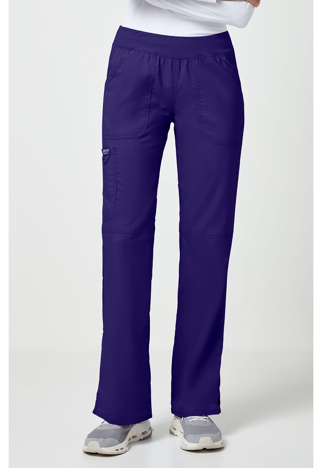Cherokee Workwear Revolution Mid Rise Straight Leg Pull-On Scrub Pants