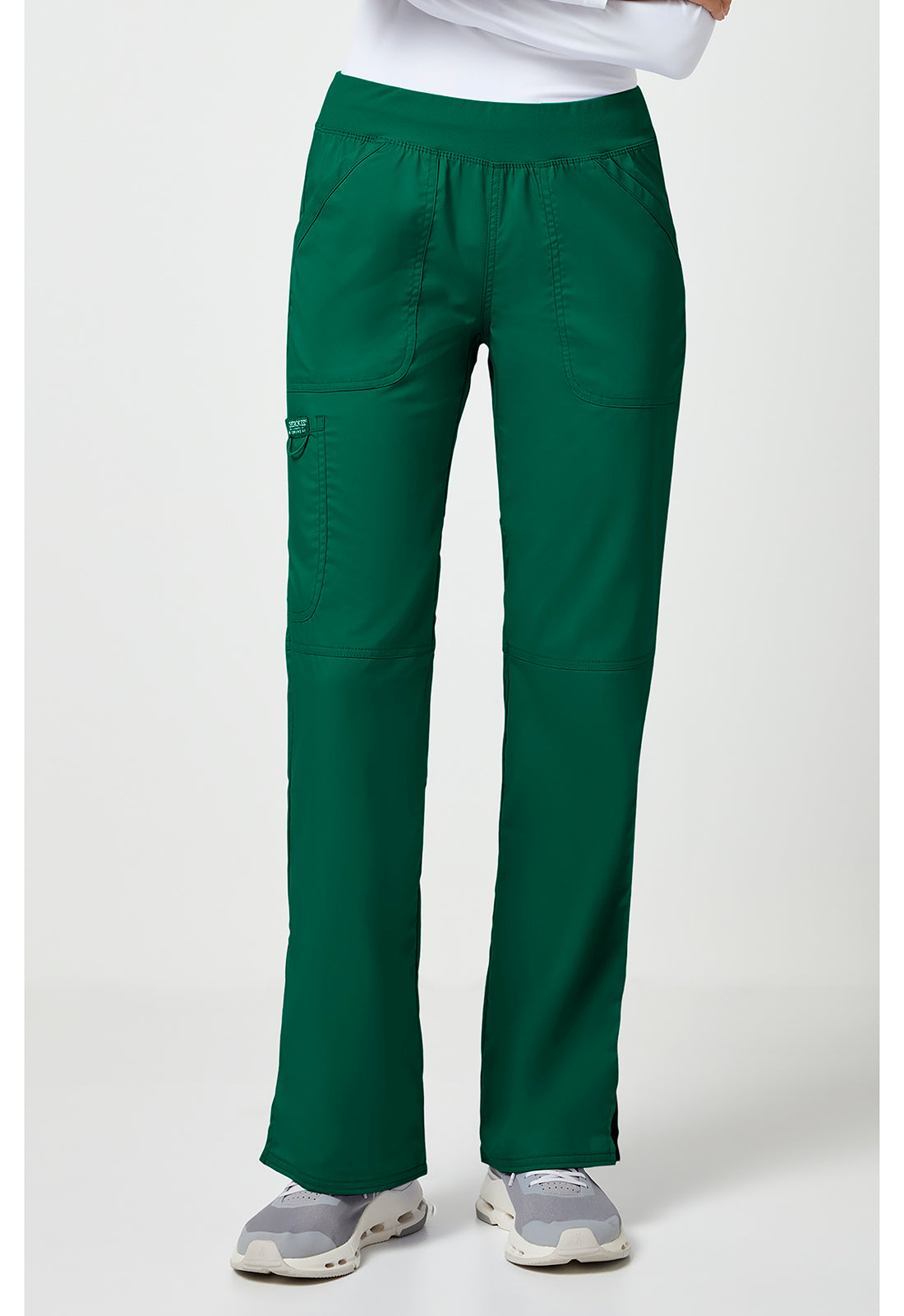 Cherokee Workwear Revolution Mid Rise Straight Leg Pull-On Scrub Pants