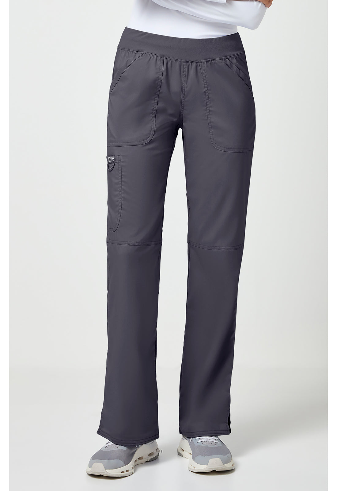 Cherokee Workwear Revolution Mid Rise Straight Leg Pull-On Scrub Pants