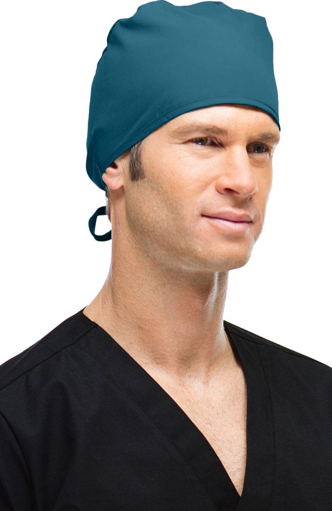 Clearance AllHeart Basics Elate Unisex Generic Tie Back Scrub Cap & Black Cloth Mask