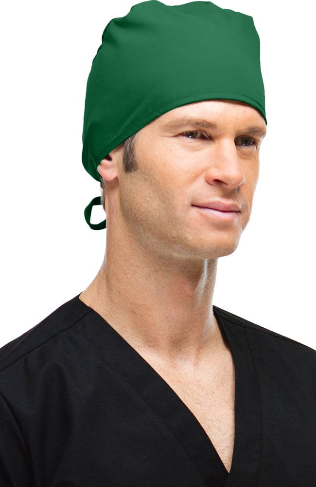 Clearance AllHeart Basics Elate Unisex Generic Tie Back Scrub Cap & Black Cloth Mask