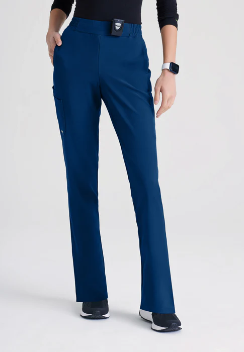 Grey's Anatomy Evolve Stretch Cosmo 6-Pocket Mid-Rise Tapered Scrub Pants