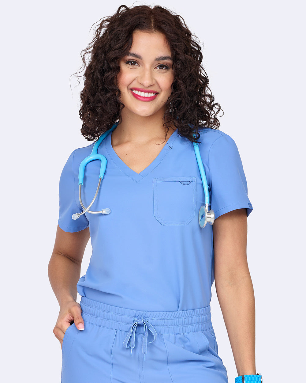 Zavate Studio Elevate 1-Pocket Tuck In Scrub Top
