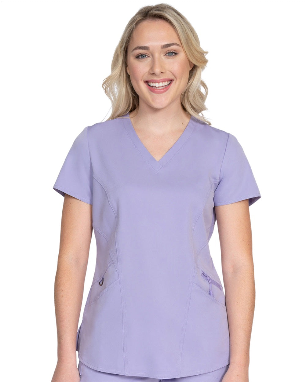 Ava Therese Back Knit Scrub Top