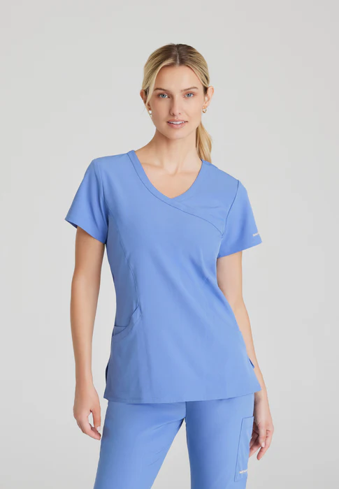 Skechers Reliance Mock Wrap Scrub Top