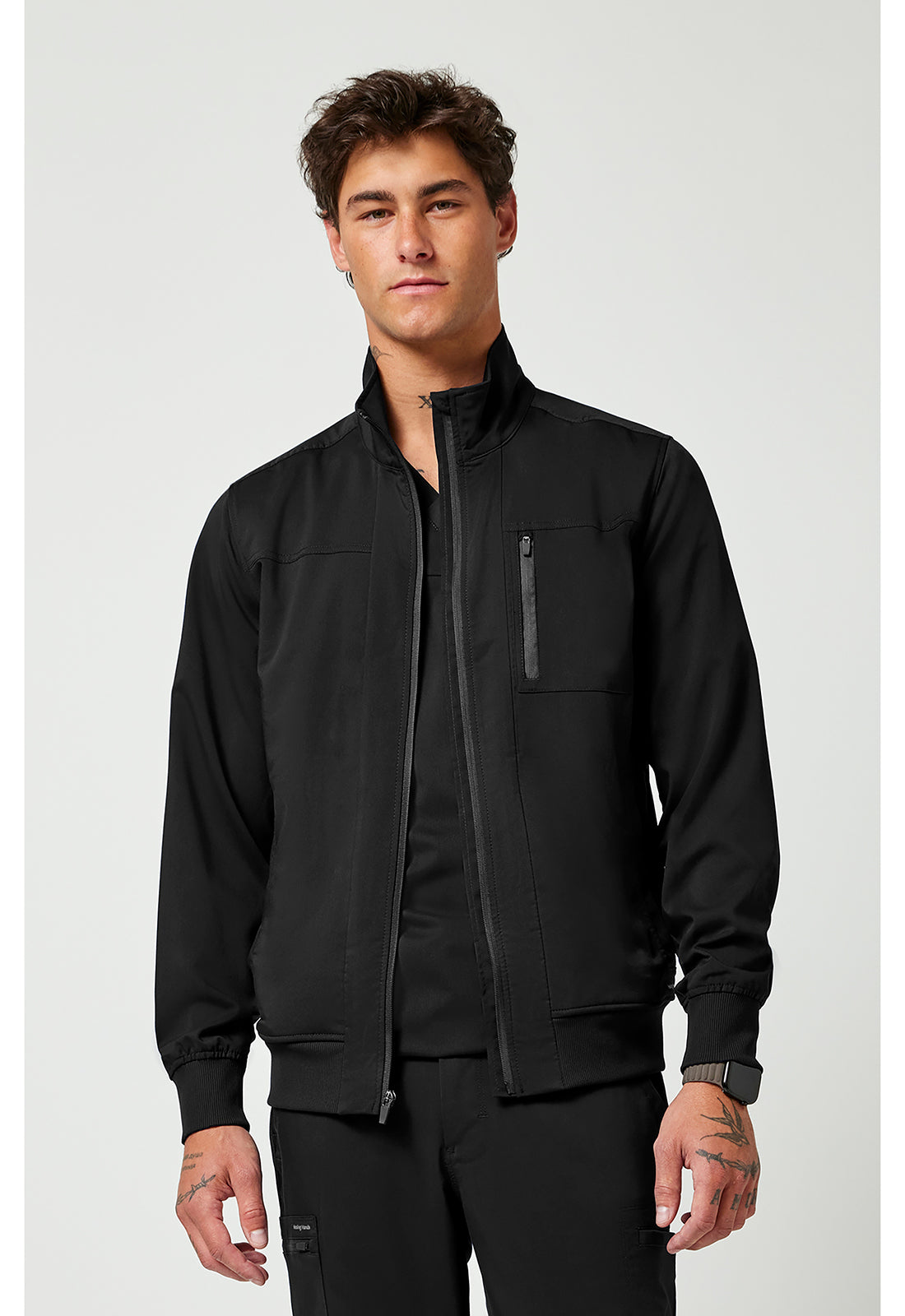 Veste de bloc opératoire Jonathan pour homme, collection Healing Hands Purple Label