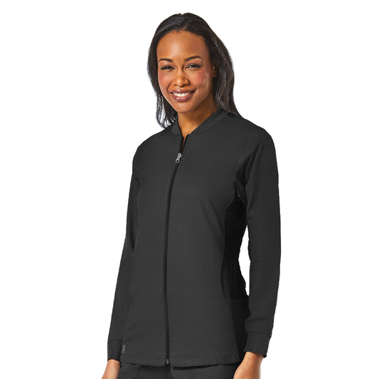 Maevn EON Sporty Mesh Warm-Up Scrub Jacket
