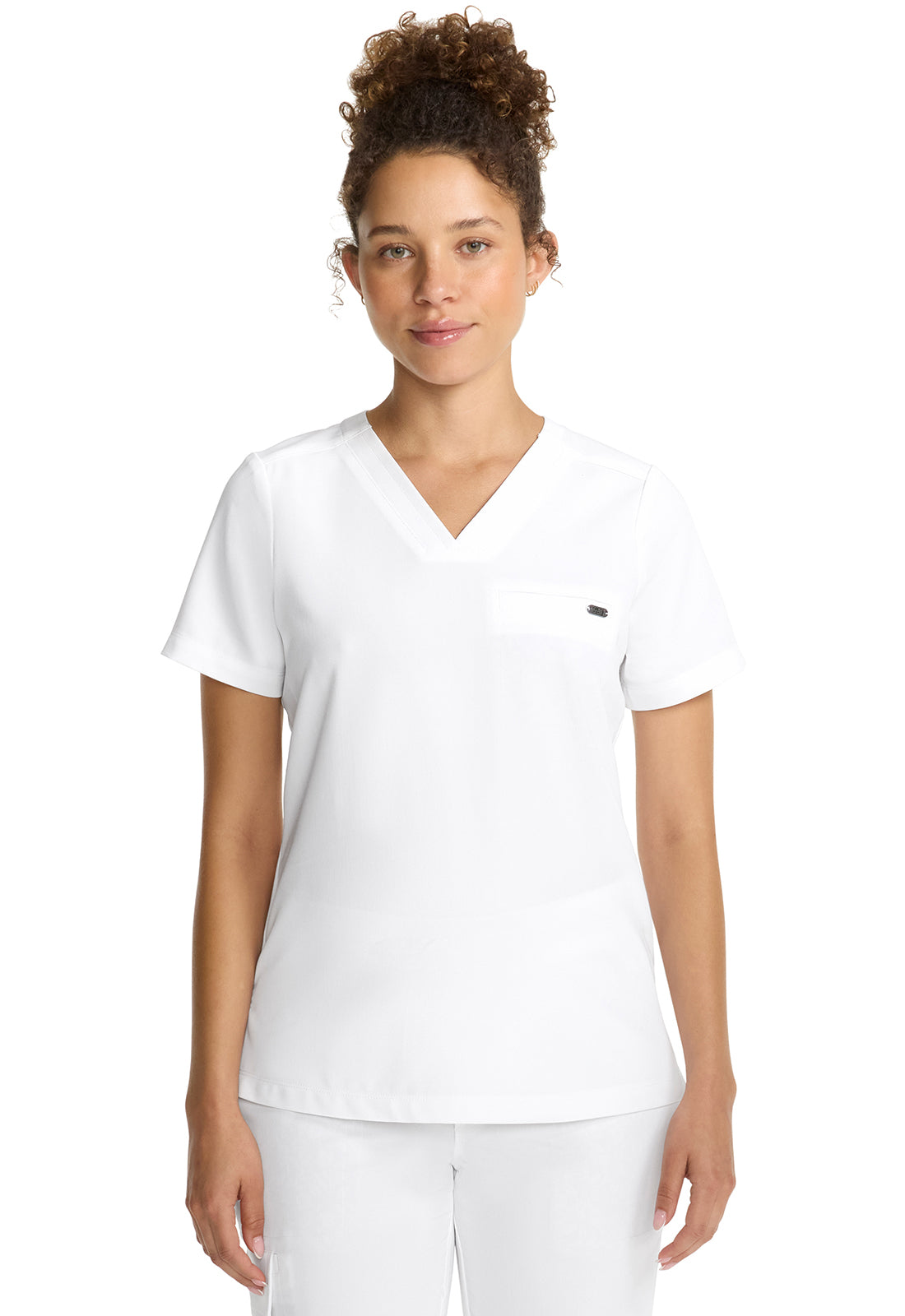 Healing Hands Quest Billie 1-Pocket Tuck In V-Neck Scrub Top