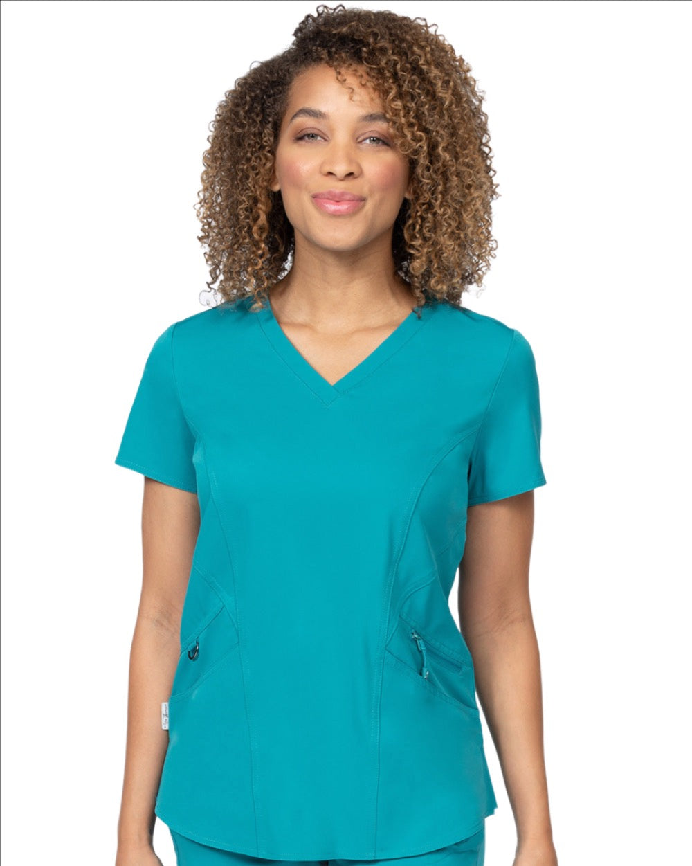 Ava Therese Back Knit Scrub Top