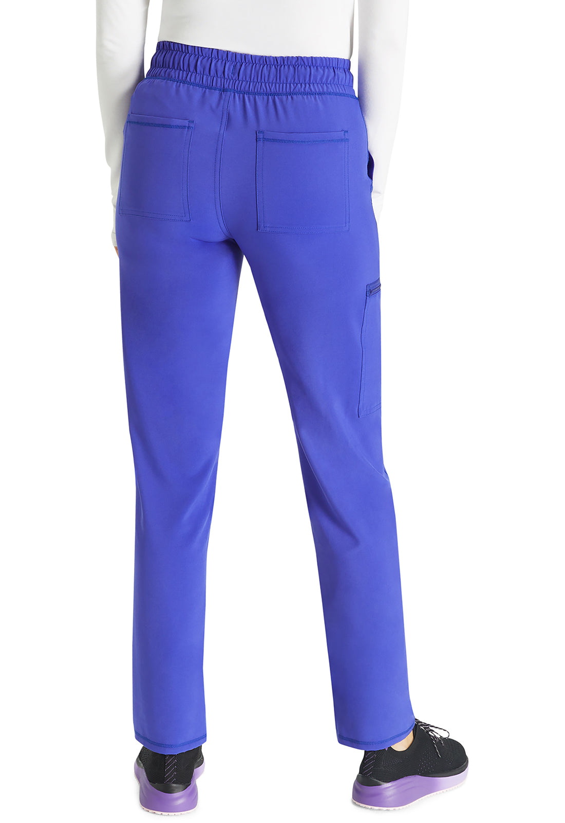 Cherokee Allura Mid Rise Tapered Leg Drawstring Scrub Pants