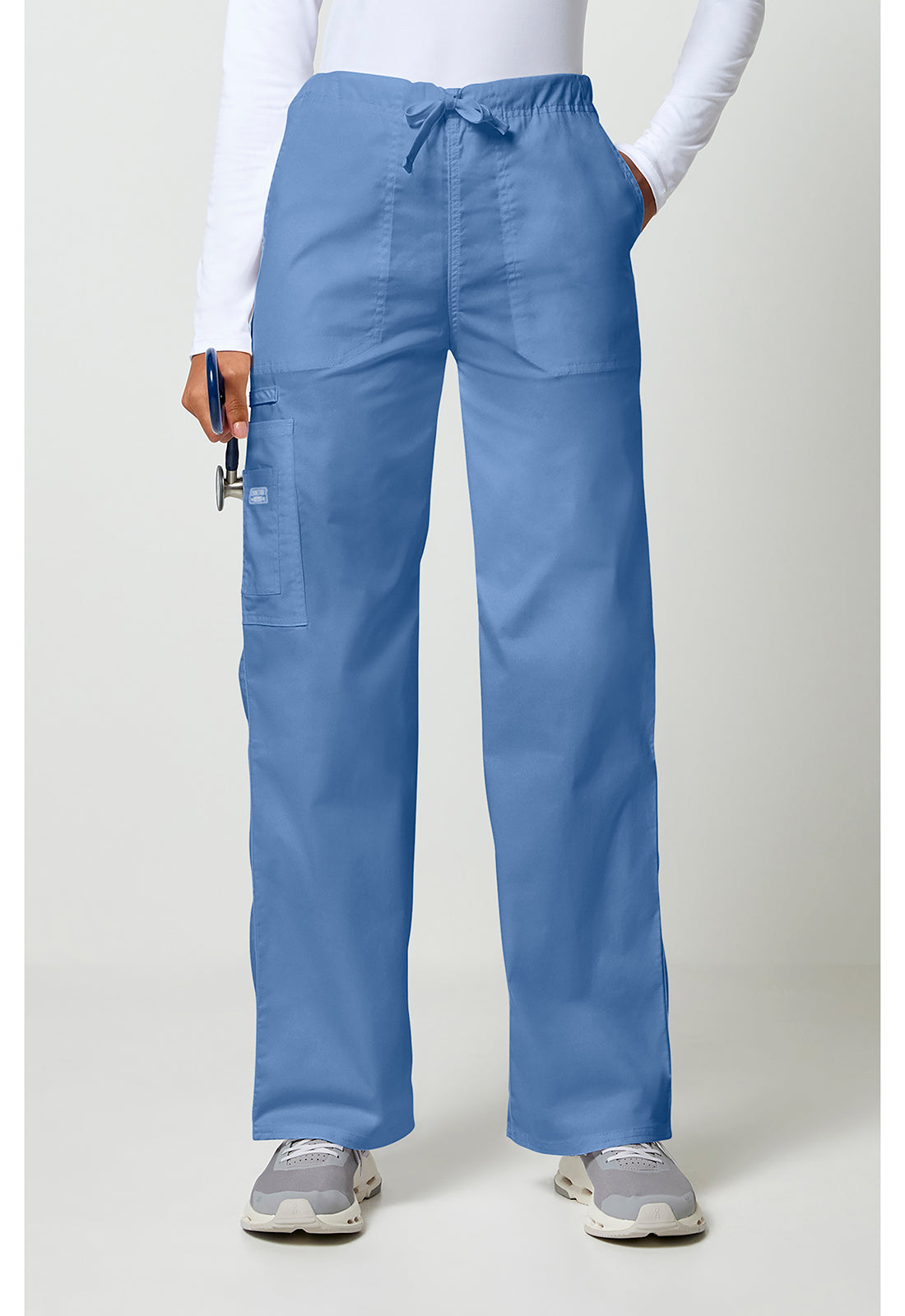 Cherokee Workwear Core Stretch Unisex Drawstring Cargo Scrub Pants
